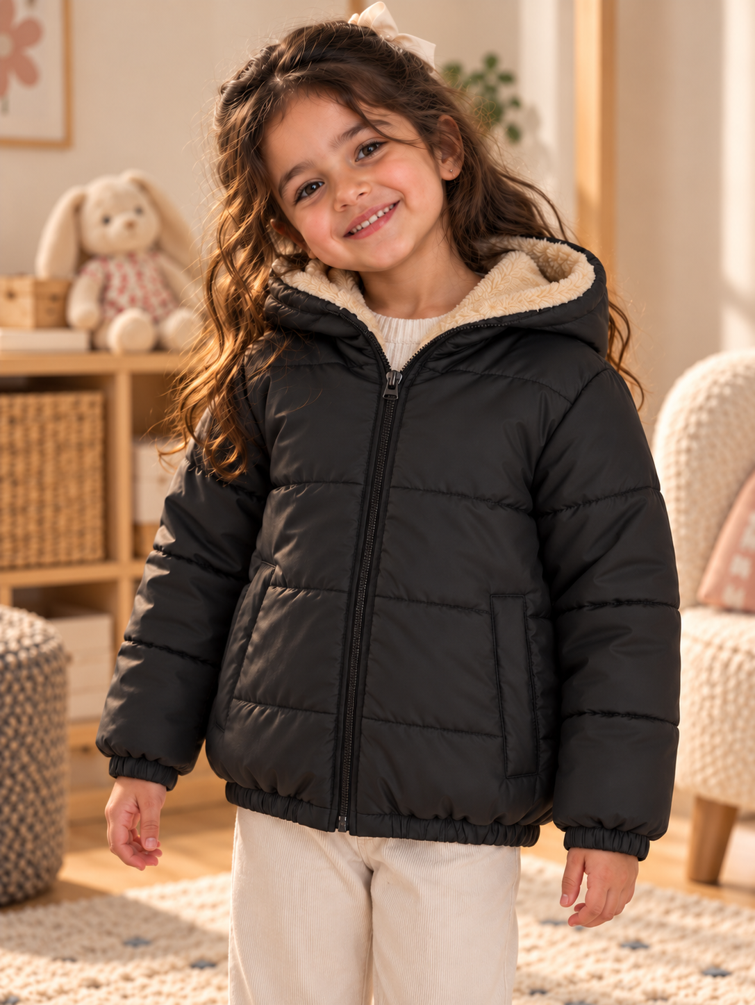 Lined Cozy Black Jacket