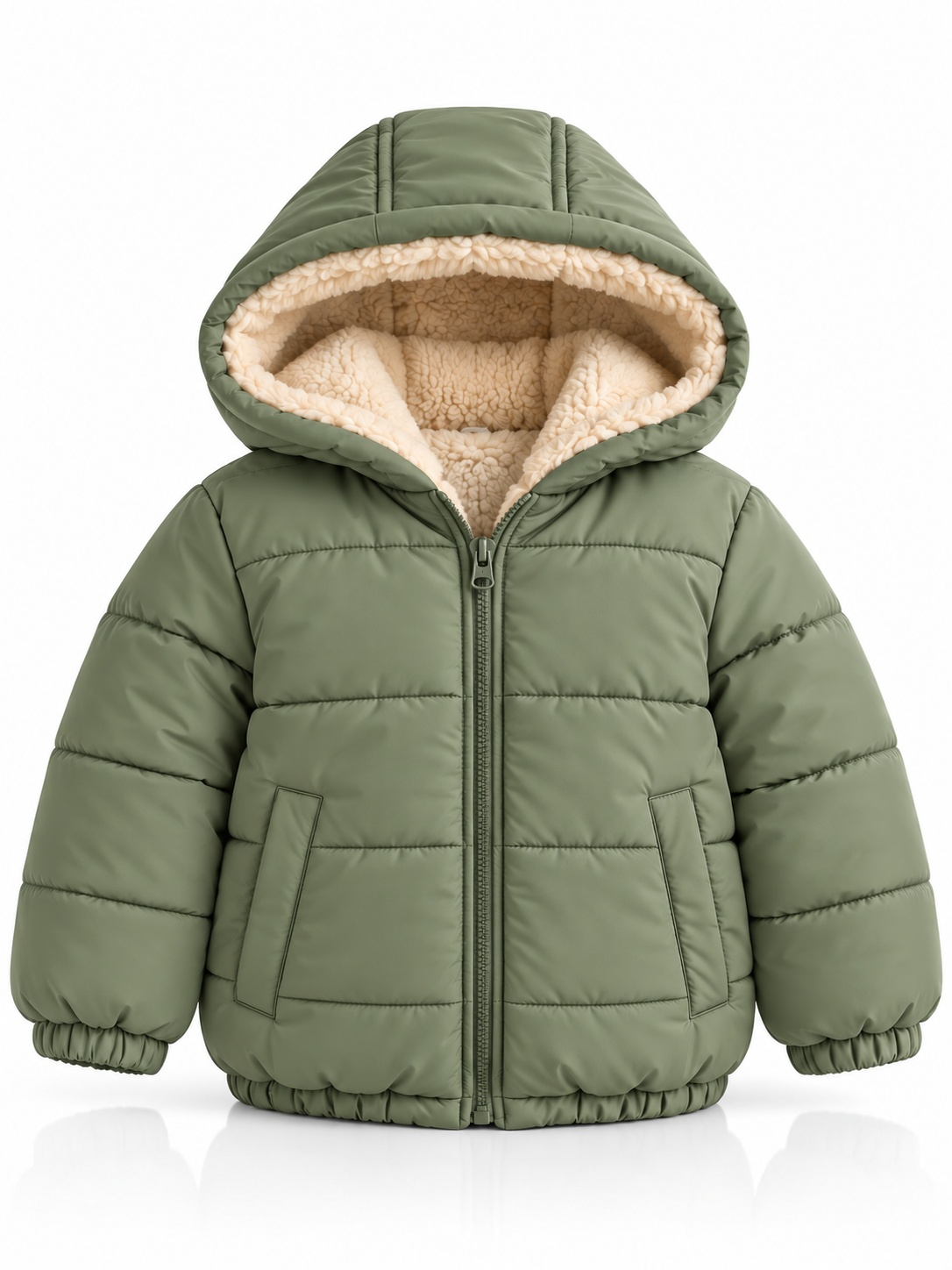 Lined Cozy Green Jacket