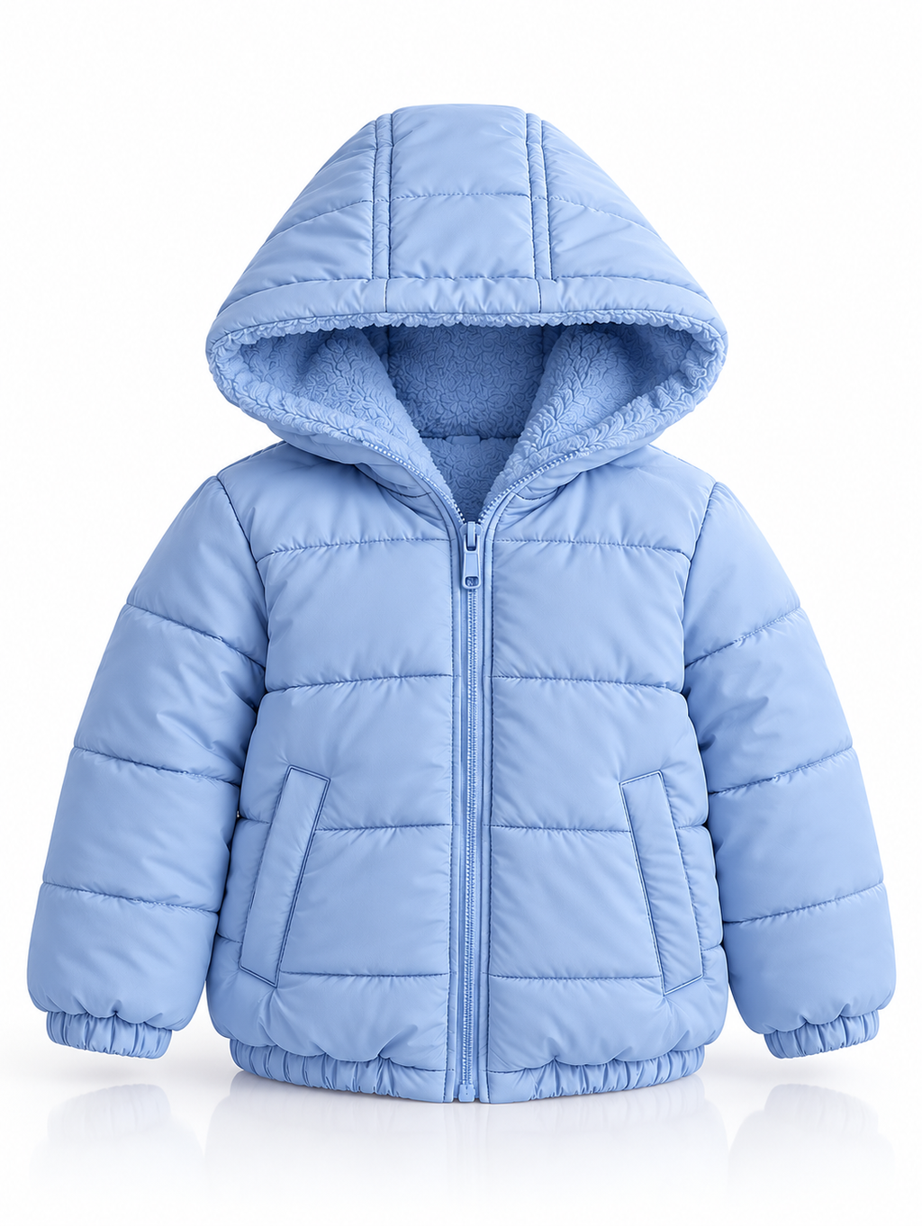 Lined Cozy Baby Blue Jacket