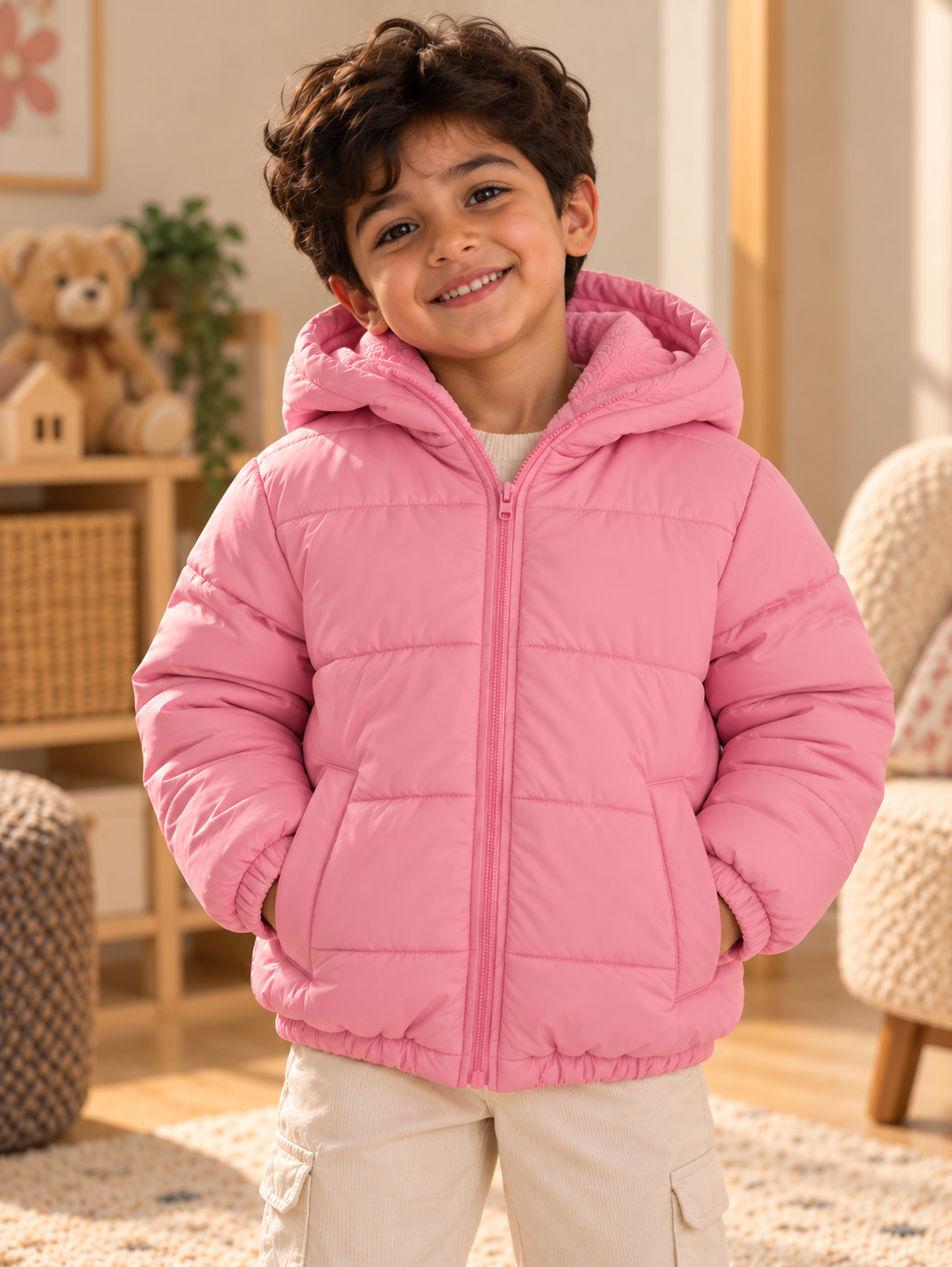 Lined Cozy Pink Jacket