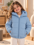 Lined Cozy Baby Blue Jacket