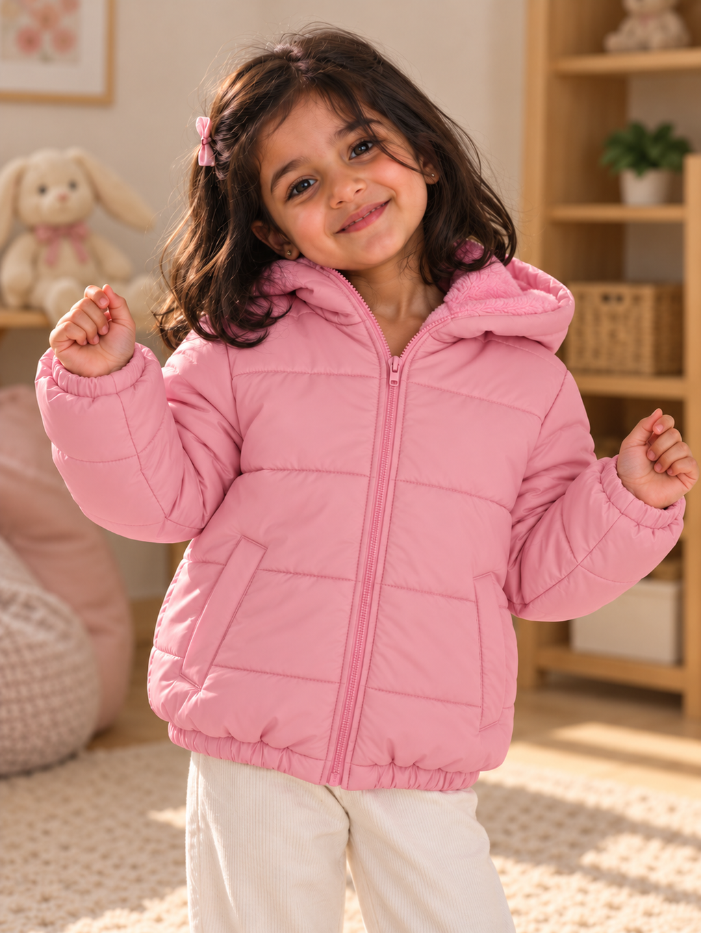 Lined Cozy Pink Jacket